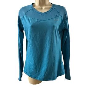 Columbia ~ Omni wick Turquoise Long Sleeved Top ~ size Medium